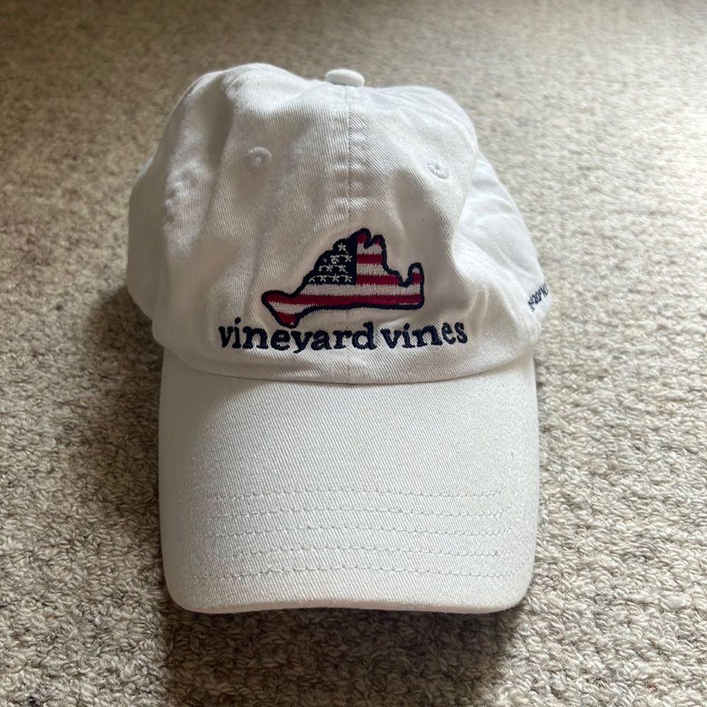 🧢 [RARE] VINEYARD VINES WHITE BASEBALL CAP - MARTHA’S VINEYARD HAT